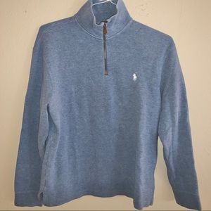 Light Blue Medium Ralph Lauren Polo 1/2 zip